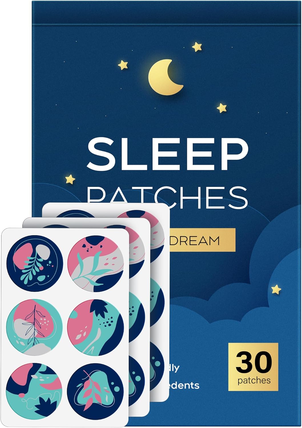 Sleep Patches, 30 Pack Upgraded Deep Sleep Patches for Adults, All Natural Deep Patch, Quick Acting 